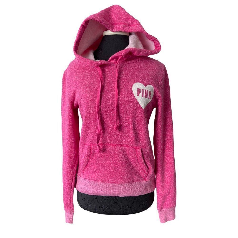 Victoria Secret (Pink) Hot Pink Sweatshirt (Size XS)